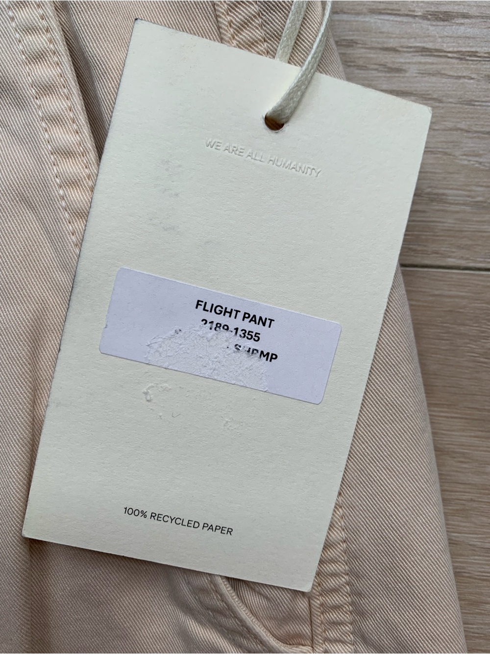 Citizens of Humanity Flight Pants Light Pink NWT Size 27 - Picture 8 of 8